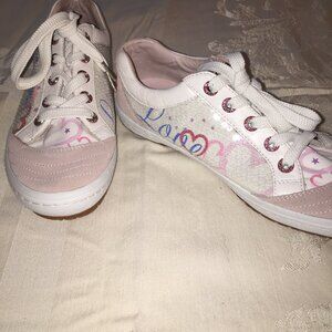 Kitson Valentine Sequin Sneakers - NEW